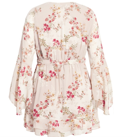 City Chic Boho Floral Mini Dress  18 NWT - Picture 3 of 5